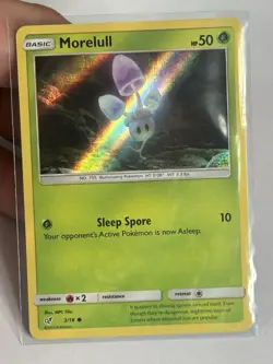 Morelull 3/18 - Detective Pikachu - Holo Common Pokemon - Image 1