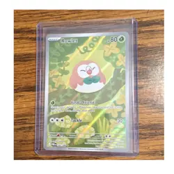 Rowlet Pokemon 090/088 Illustration Rare Perfect Order - Image 1