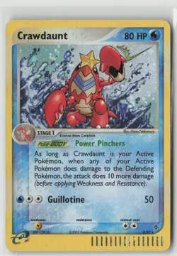 Crawdaunt 3/97 Holo Rare Dragon Pokemon Heavily Played - Image 1