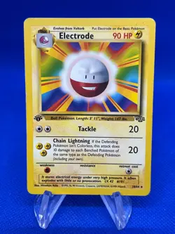 1999 Pokemon Jungle Base Set 1st Edition Electrode 18/64 MISPRINT ERROR MP - Image 1
