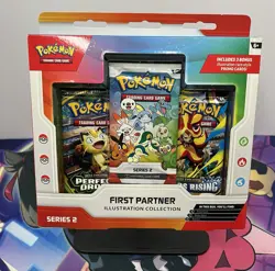 NEW Pokemon TCG First Partner Illustration Collection Series 2 3-Pack - Image 1