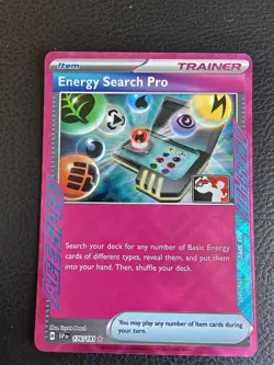 Pokemon TCG - Energy Search Pro 176/191 Play Stamped Prize Pack Series 8 Holo - Image 1