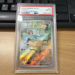 Ralts 211/198 SV01 Scarlet & Violet Illustration Rare Holo PSA 8 NM-MT - Image 1
