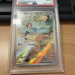 Ralts 211/198 SV01 Scarlet & Violet Illustration Rare Holo PSA 8 NM-MT - Image 3