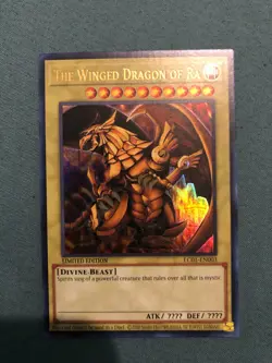Yu-Gi-Oh! TCG Set of Egyptian God Cards (Obelisk, Ra, Slifer) Legendary... - Image 4