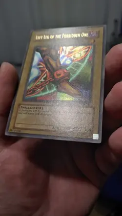 Yu-Gi-Oh! Left Leg Of The Forbidden One LOB-121 Ultra Rare OG Unlimited NM - Image 2