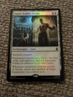 Super-Soldier Serum Foil Marvel Super Heroes Mtg Nm 0038 - Image 1