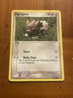 Zigzagoon 74/106 Emerald Regular Non-Holo Pokemon TCG - Image 1