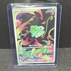Pokemon Bulbasaur 133/132 Mega Evolution Stamped EN Holo Illustration Rare - Image 1