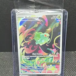 Pokemon Bulbasaur 133/132 Mega Evolution Stamped EN Holo Illustration Rare - Image 3
