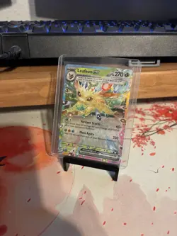 Pokemon Leafeon ex Prismatic Evolutions Holo - Image 2