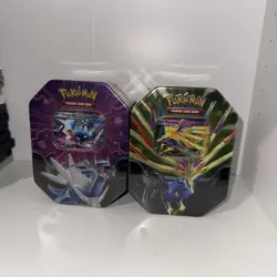 Pokemon Azure Legends Tin Set Lot Of 2 Dialga EX, Xerneas EX, Sealed - Image 1