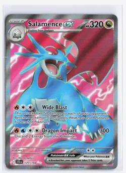 Salamence ex 177/159 Journey Together Ultra Rare Full Art Pokemon TCG NM - Image 1