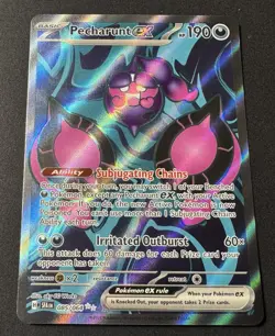 Pokemon TCG Pecharunt EX 085/064 Full Art Ultra Rare Holo Shrouded Fable - Image 1