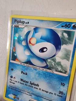 Pokemon TCG Piplup DP03 2007 Diamond and Pearl Promo Holo - Image 2