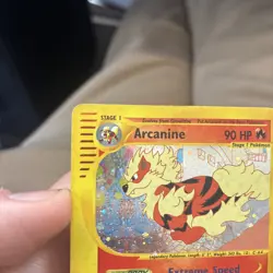 2003 Aquapolis Arcanine Holo Foil Rare H2/H32 WOTC E-Reader Series Pokemon - Image 2