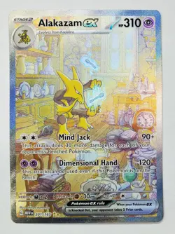 Alakazam ex 201/165 - SV: Scarlet & Violet 151 - SIR - Pokemon TCG - NM (PHOTOS) - Image 1