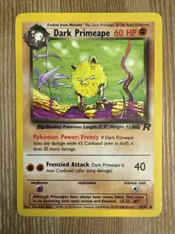 Primeape - 43/64 - Uncommon - Unlimited Edition LP, English Pokemon Jungle - Image 1
