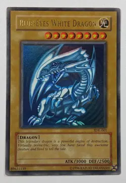 Blue-Eyes White Dragon (V.2 - Ultra Rare) SDK-001 EX EN Yu-Gi-Oh - Image 1