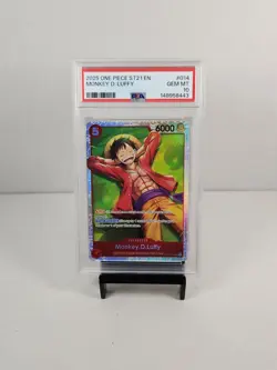 2025 One Piece Starter Deck ST-21 EX Gear 5 #014 Monkey D. Luffy Alt. Art PSA 10 - Image 3