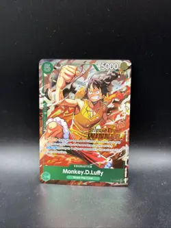 2026 One Piece OP16 Pre-Release Winner Monkey D Luffy Promo #P-135 (AA) - Image 1