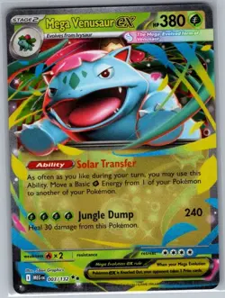 Mega Venusaur ex 003/132 ME01: Mega Evolution - Pokemon Card - NM - Image 1