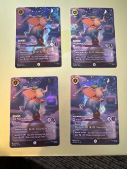 4x Disney Lorcana Fabled: Dumbo Ninth Wonder of the Universe - Image 1