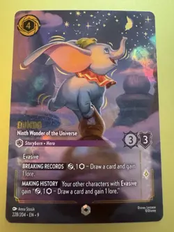 4x Disney Lorcana Fabled: Dumbo Ninth Wonder of the Universe - Image 3