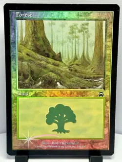 Forest Mercadian Masques MTG FOIL #348 Magic - Image 1