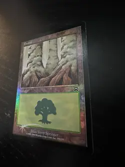 MTG Foil Forest 350 - Foil Mercadian Masques Magic the Gathering LP - Image 4