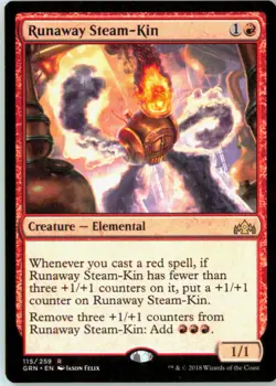 Runaway Steam-Kin 115 Rare Guilds of Ravnica Lightly Played - Image 2