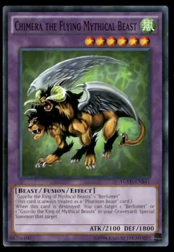 Chimera the Flying Mythical Beast King of : Yugi's Legendary Decks YGLD-ENB41 LP - Image 1
