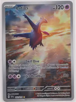 Latios 203/191 SV08: Surging Sparks Illustration Rare 2024 Pokemon TCG NM - Image 1