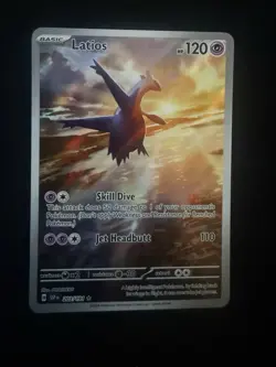 Pokemon TCG Latios Card 203/191 Surging Sparks Illustration Rare NM - Image 1