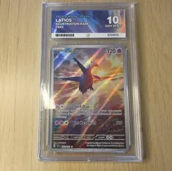 Pokemon TCG Latios Card 203/191 Surging Sparks Illustration Rare Ace 10 Gem Mint - Image 1