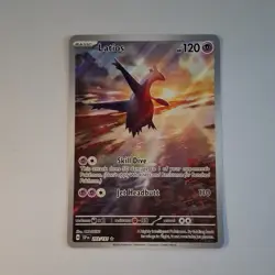 Pokemon TCG Latios 203/191 SV08 Surging Sparks Illustration Rare Full Art Holo - Image 2