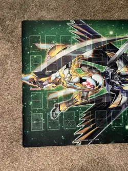 Yugioh Four 4 Player Playmat TCG Konami Official Zexal Playmat Green - Image 2