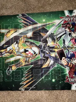 Yugioh Four 4 Player Playmat TCG Konami Official Zexal Playmat Green - Image 3