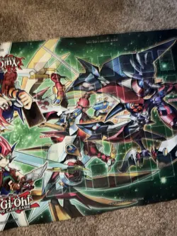 Yugioh Four 4 Player Playmat TCG Konami Official Zexal Playmat Green - Image 5