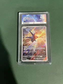 Pokemon TCG Latios Card 203/191 Surging Sparks Illustration Rare Ace 10 Gem Mint - Image 1
