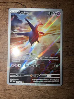Pokemon TCG Latios Illustration Rare Surging Sparks 203/191 - Image 1