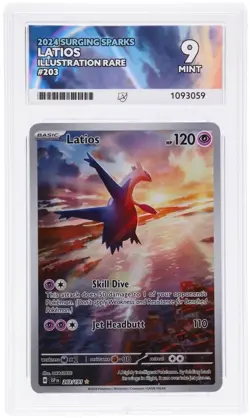 Latios 203/191 Illustration Rare Pokemon TCG Surging Sparks Ace 9 - Image 1