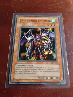 Yu-Gi-Oh! TCG Twin-Headed Behemoth Legacy of Darkness LOD-063 Unlimited - Image 1