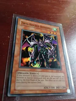 Yu-Gi-Oh! TCG Twin-Headed Behemoth Legacy of Darkness LOD-063 Unlimited - Image 2