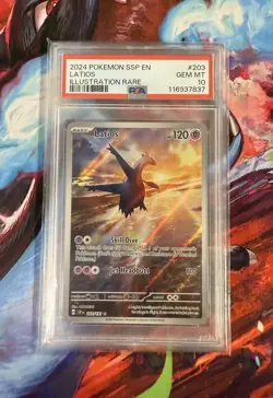 Pokemon TCG - Latios 203/191 - Surging Sparks - Illustration Rare - PSA 10 - Image 1