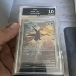 Pokemon TCG Latios Card 203/191 Surging Sparks Illustration Rare Ace 10 Gem Mint - Image 1