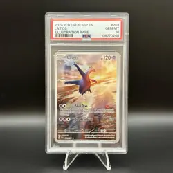 Pokemon TCG - Latios 203/191 - Surging Sparks - Illustration Rare - PSA 10 - Image 1