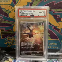 Pokemon TCG - Latios 203/191 - Surging Sparks - Illustration Rare - PSA 10 - Image 1