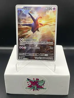 Pokemon TCG Latios 203/191 Surging Sparks Illustration Rare NM Condition - Image 1