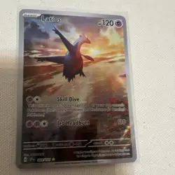 Pokemon TCG Latios 203/191 Sv08 Surging Sparks Illustration Rare Full Art Holo - Image 1